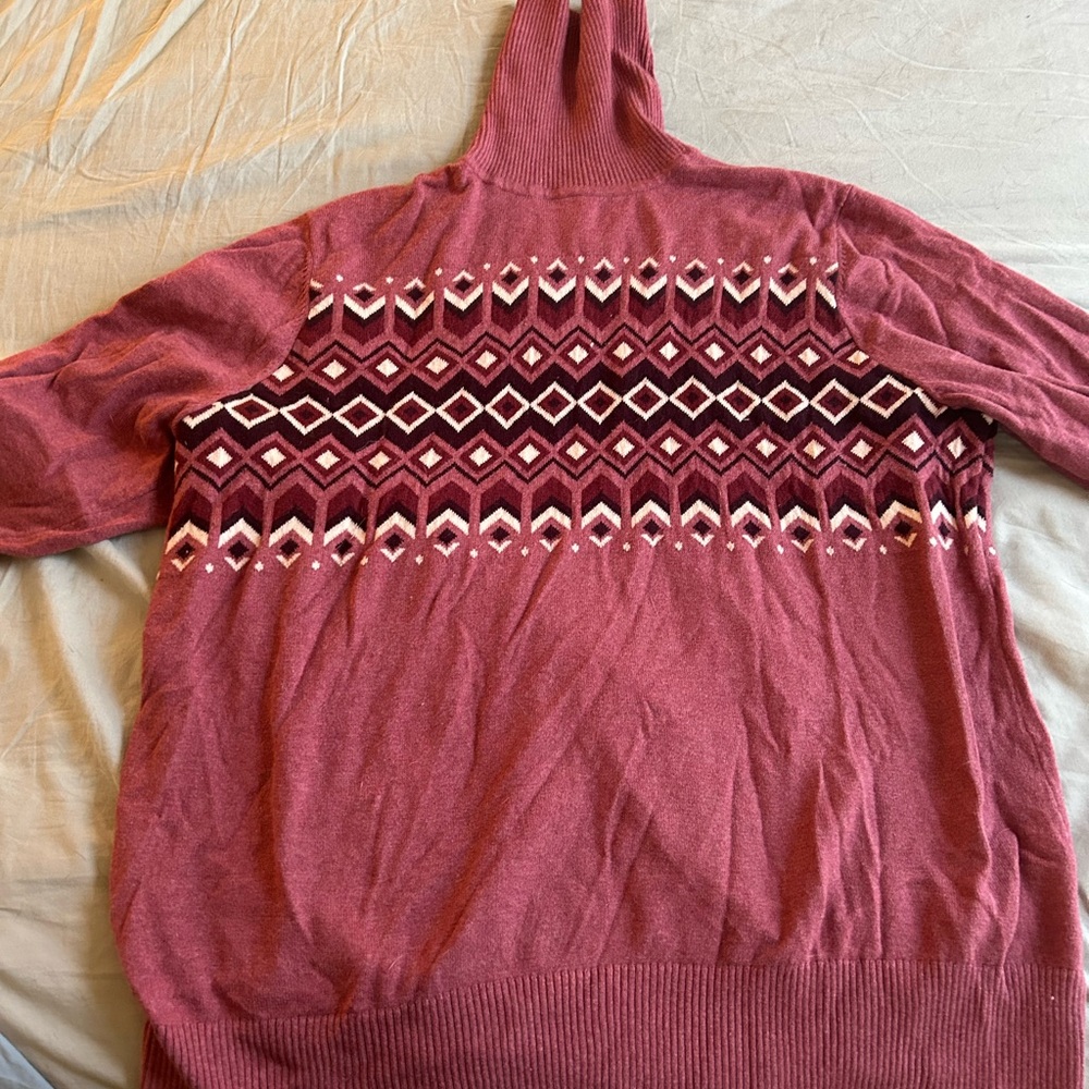LL Bean cotton/cashmere blend turtleneck sweater